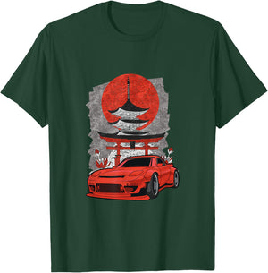 Rotary Engine Car Meet Tuning Rx Japan Shinto Rotorlife T-Shirt - T-Shirt | Forest