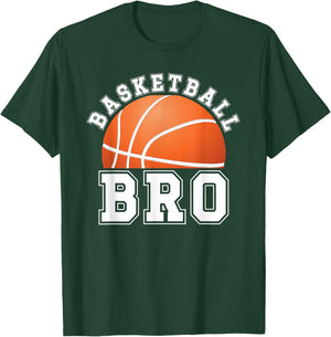 Basketball Brother Of A Basketball Player Bro T-Shirt - T-Shirt | Forest