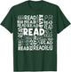 Retro Librarian Book Reader Library Book Reading T-Shirt - T-Shirt | Forest