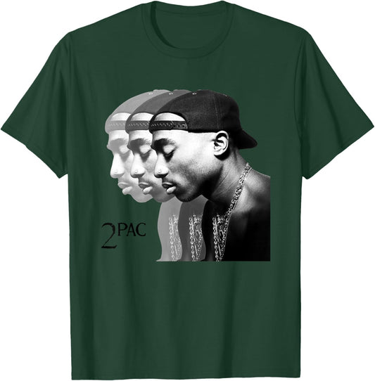 TUPAC SHAKUR Repeat , -Adults, Blue, Small, Short Sleeve, Cotton Blend, Machine Wash T-Shirt - T-Shirt | Forest