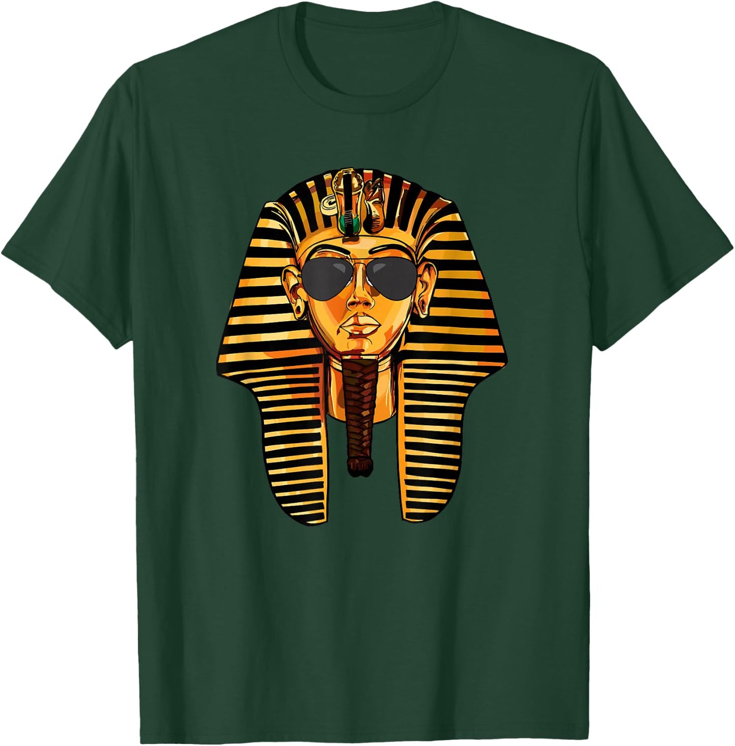 King Pharaoh Tutankhamun Sunglasses King TUT Sunglasses T-Shirt - T-Shirt | Forest