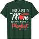I'm Just A Good Mom With A Hood Playlist Mothers Day T-Shirt - T-Shirt | Forest