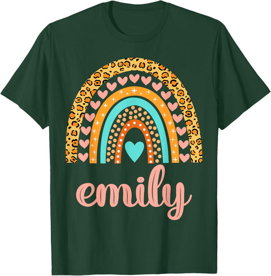 Emily Emily Name Birthday Shirt Gift T-Shirt - T-Shirt | Forest