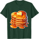Pancakes and Syrup Valentine's Day Heart Pancake lovers T-Shirt - T-Shirt | Forest