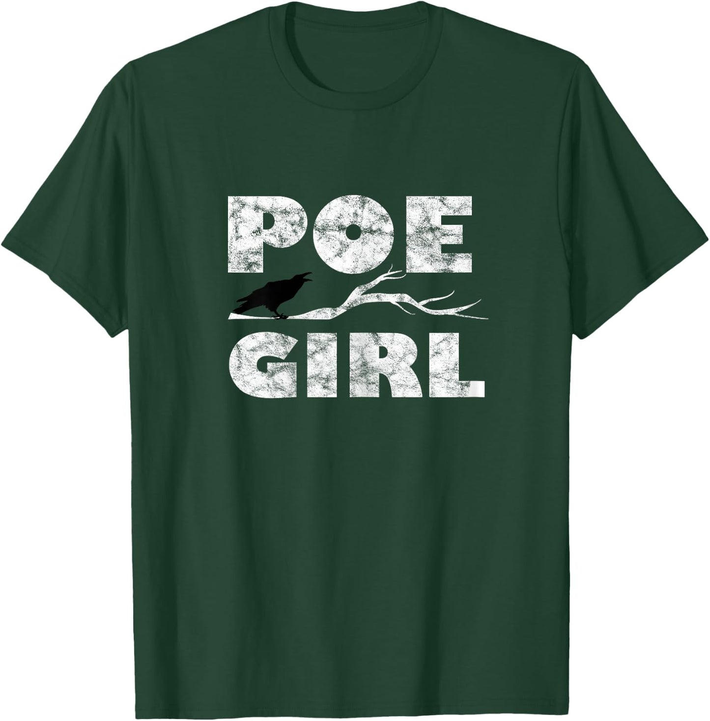 Poe Girl Funny Edgar Allan Poe Idea And Girls T-Shirt - T-Shirt | Forest