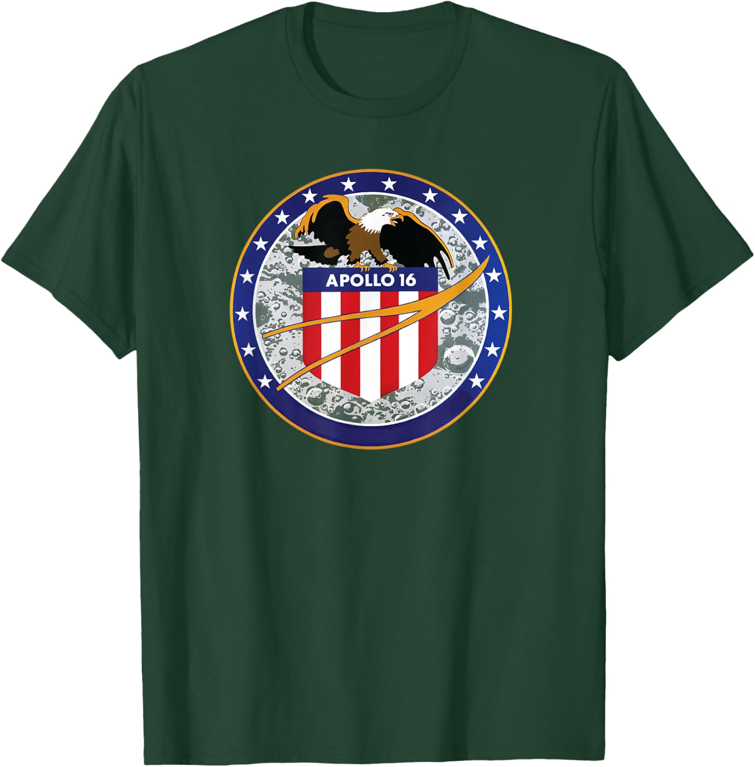 NASA Apollo 16 T-Shirt - T-Shirt | Forest