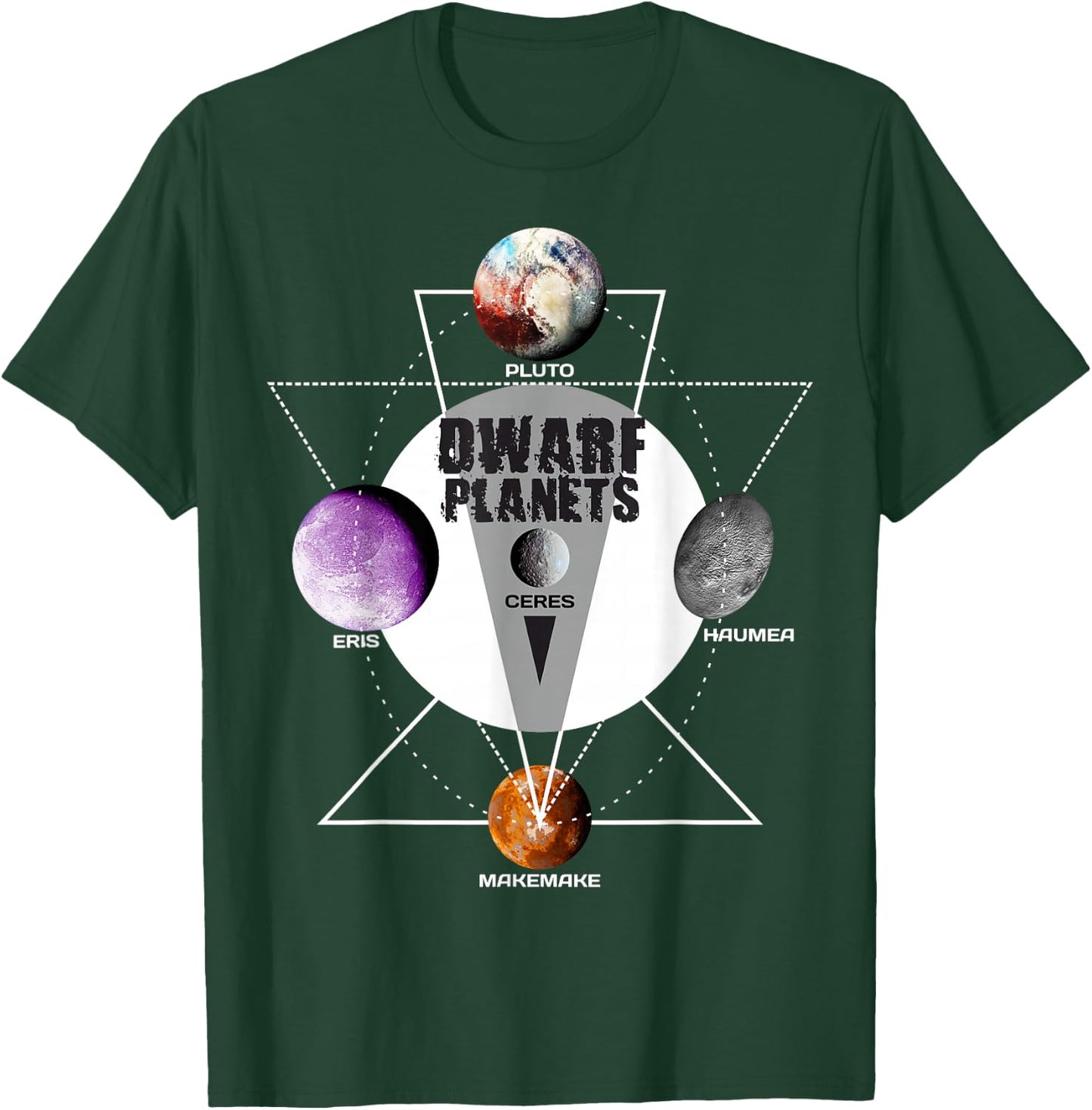 Solar System - Dwarf Planets Gift T Shirt T-Shirt - T-Shirt | Forest
