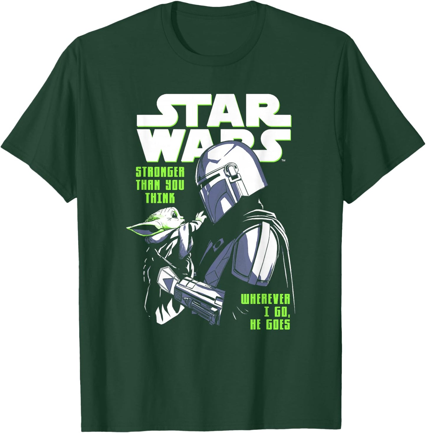 Star Wars: The Mandalorian Stronger Than You Think BFF's T-Shirt - T-Shirt | Forest