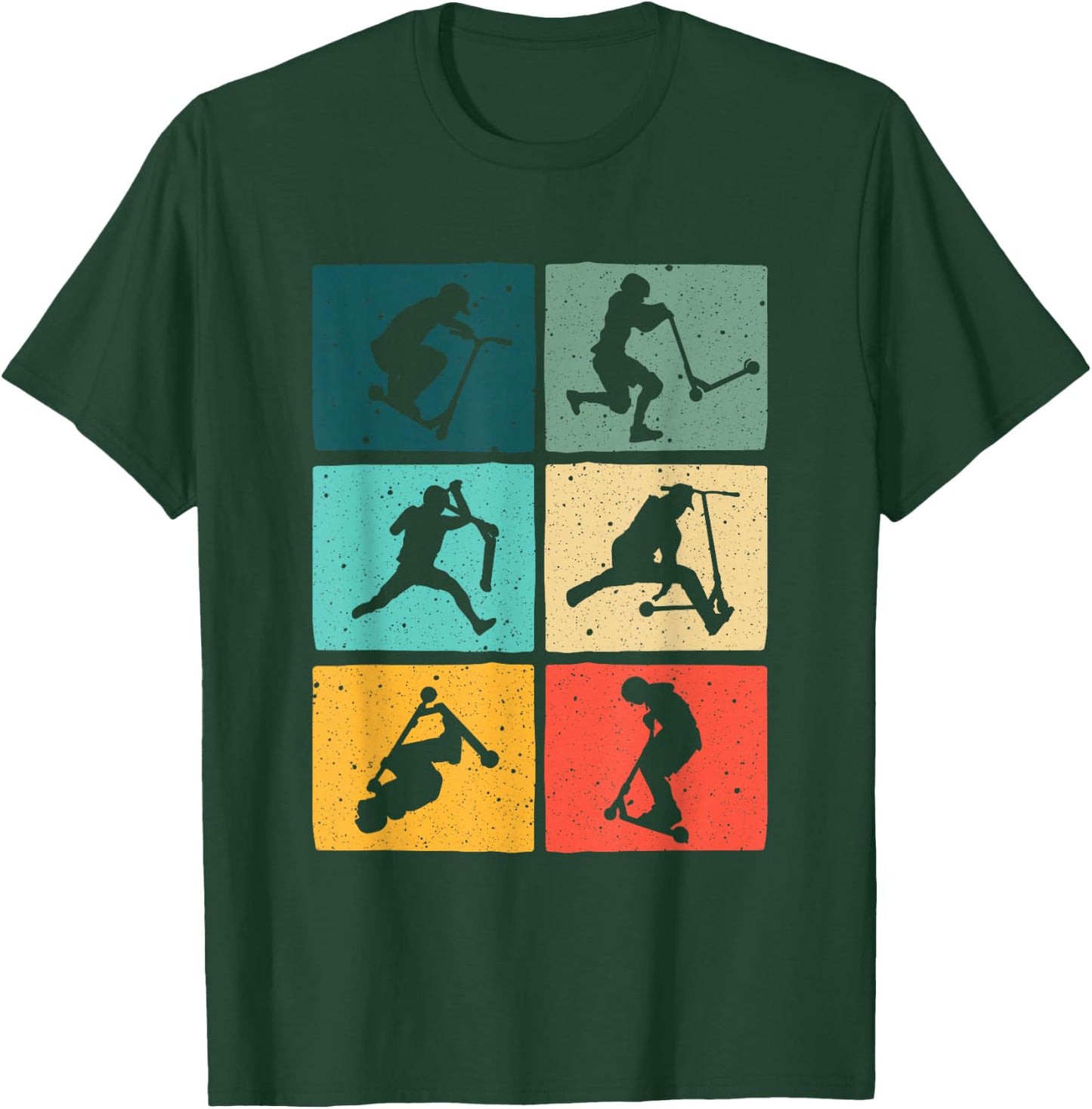 Funny Scooters Stunt Vintage Art Women Best Riders T-Shirt - T-Shirt | Forest