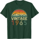 Classic 60th Birthday Gift Vintage 1965 T-Shirt - T-Shirt | Forest
