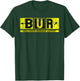 BUR Hollywood Burbank Airport Taxiway Sign Pilot Vintage T-Shirt - T-Shirt | Forest