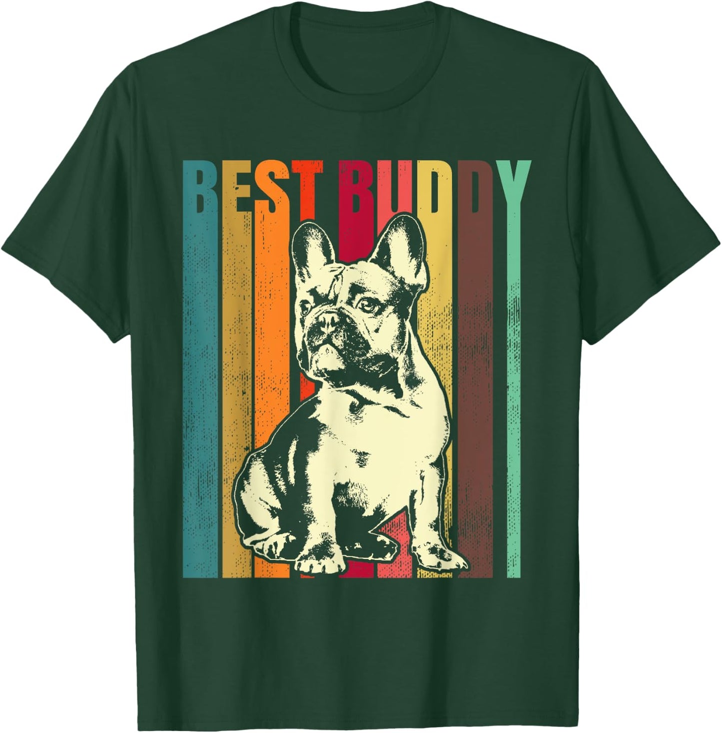 99 Gifts French Bulldog Frenchie Dog -Adults Black Small Short Sleeve T-Shirt - T-Shirt | Forest