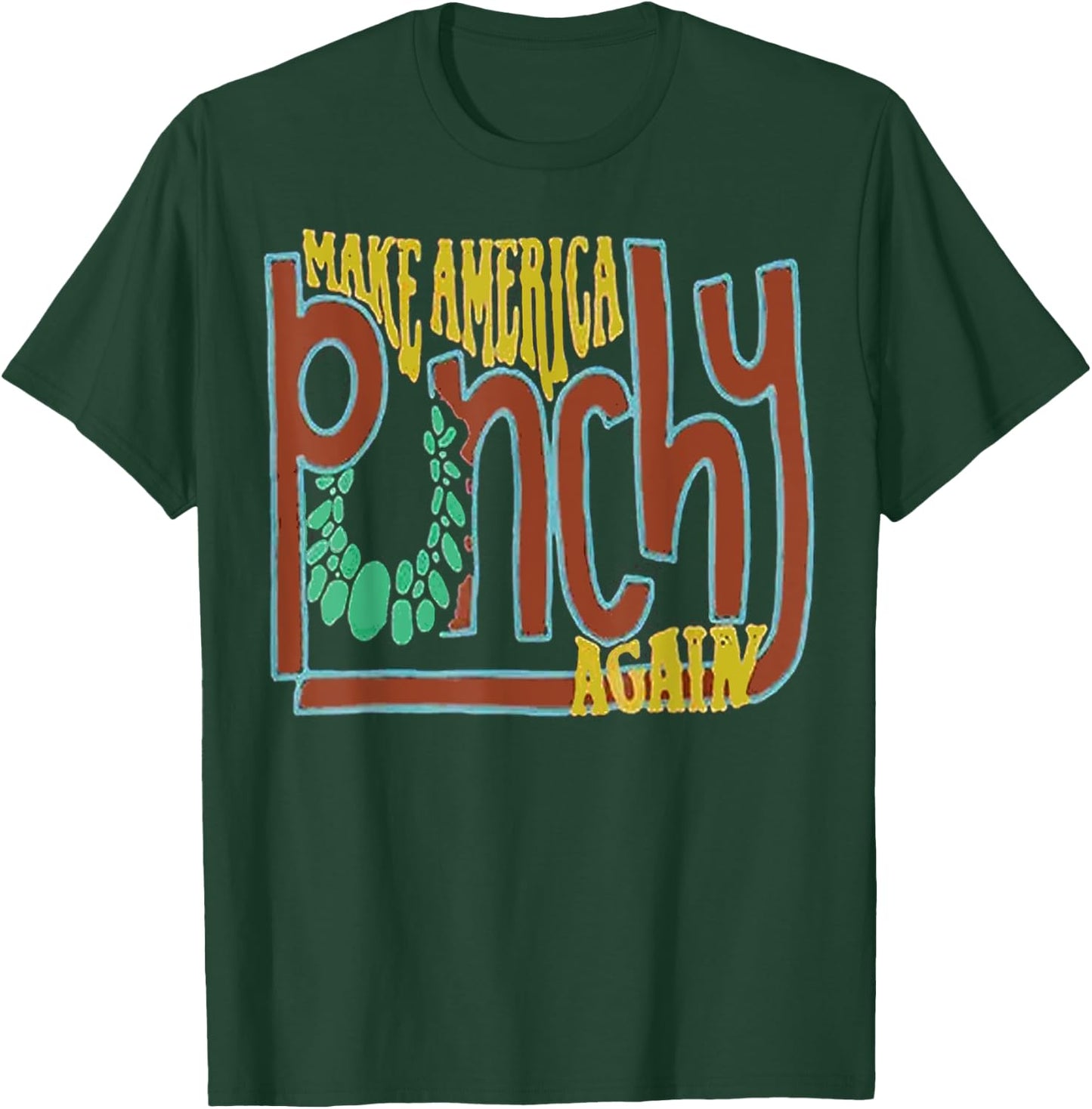 Make America Punchy Again Western Cowboy T-Shirt - T-Shirt | Forest