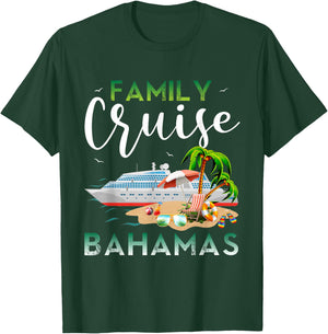 Bahamas Family Cruise Family Cruise Bahamas Shirts Cruise T-Shirt - T-Shirt | Forest