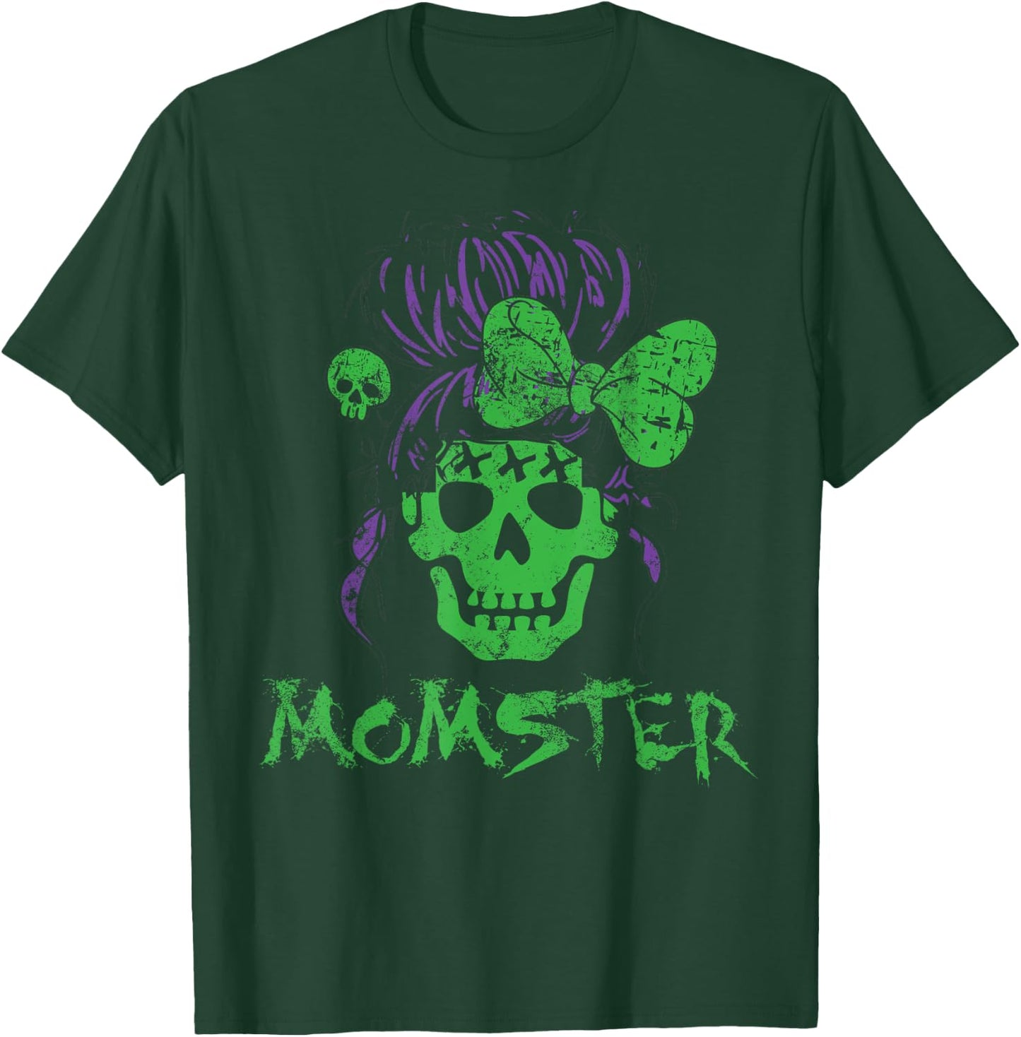 Momster Shirt Retro Funny Horror Zombie Halloween T-Shirt - T-Shirt | Forest