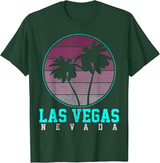 Las Vegas Nevada Vintage Retro Souvenir T-Shirt - T-Shirt | Forest