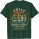 Built 40 Years Ago - All Parts Original Gifts 40th Birthday T-Shirt - T-Shirt | Forest