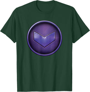 Marvel Hawkeye Kate Bishop Purple Logo T-Shirt - T-Shirt | Forest