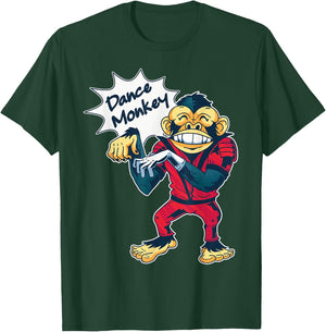 Funny Dance Monkey Music Dancing 90s T-Shirt - T-Shirt | Forest