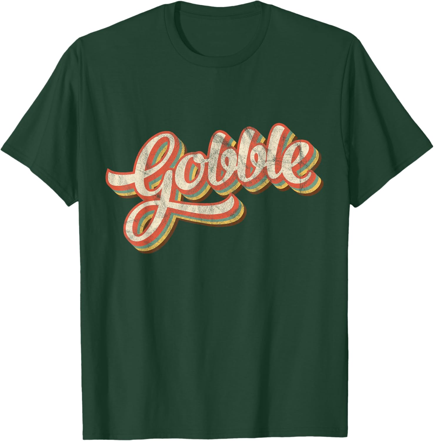 Vintage Thanksgiving Gift Turkey Leg Day Costume Piligrim T-Shirt - T-Shirt | Forest