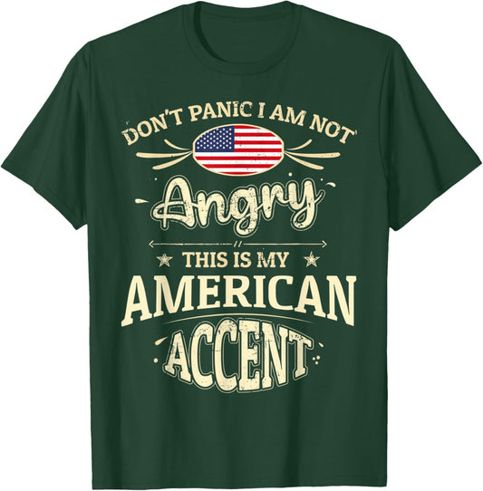America Flag Souvenirs for Americans Men & Women T-Shirt - T-Shirt | Forest