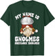 Funny Detective Sherlock Holmes Costume Gnome Lover T-Shirt - T-Shirt | Forest