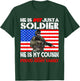My Cousin Is A Soldier Proud Army Family Pro-Military Shirt T-Shirt - T-Shirt | Forest