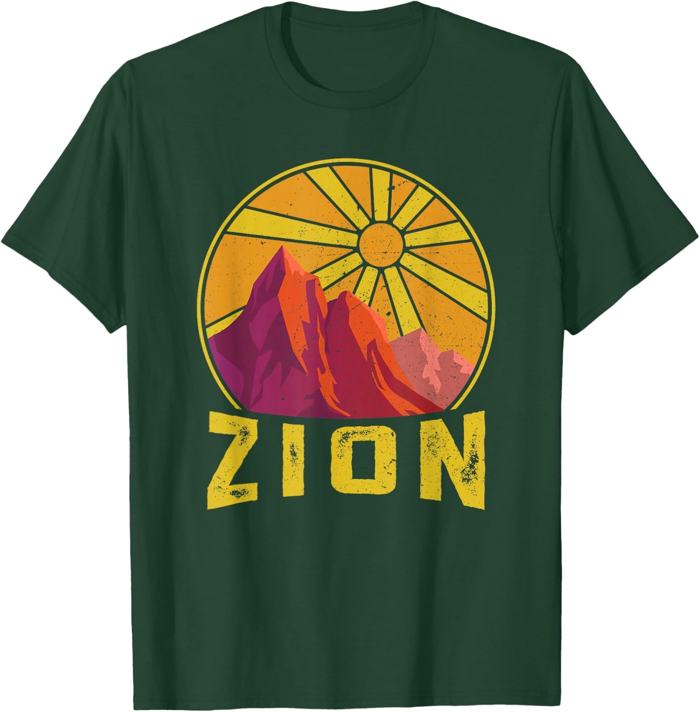 Zion National Park Nature Lover Hiking Fan T-Shirt - T-Shirt | Forest