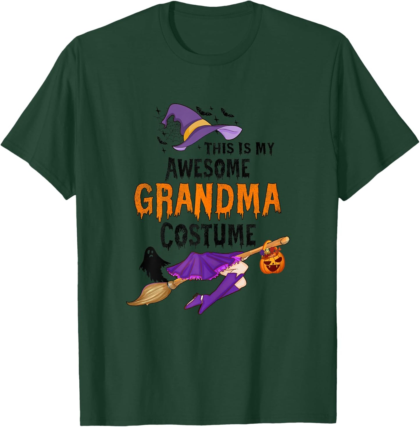 This Is My Awesome Grandma Costume Halloween Spooky Women T-Shirt - T-Shirt | Forest