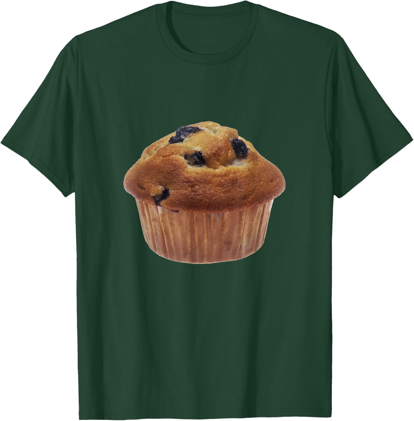 Muffin with Blueberries T-Shirt - T-Shirt | Forest
