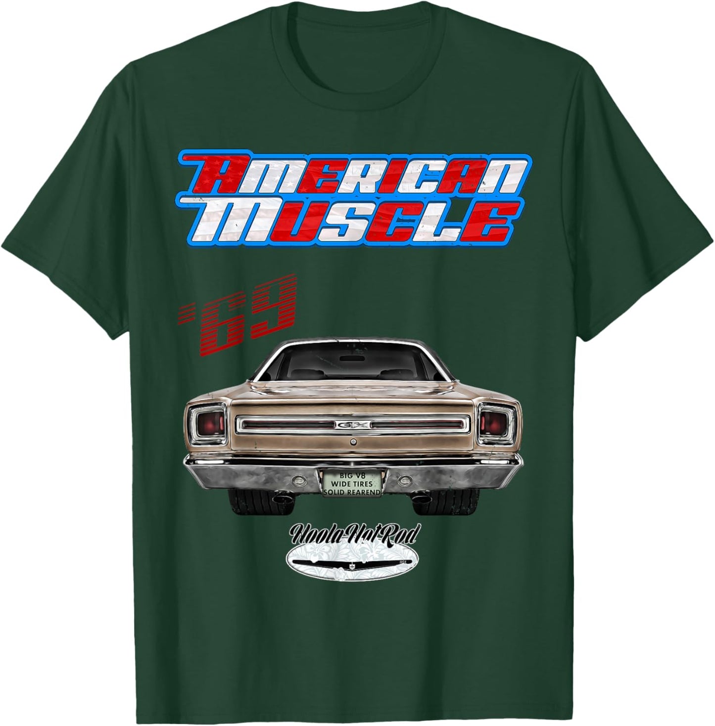1969,GTX,Belvedere,Satellite,Hot Rod,Muscle Car,Drag Racing T-Shirt - T-Shirt | Forest