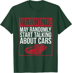 Funny Auto Repair May Randomly Start Talking About Cars T-Shirt - T-Shirt | Forest