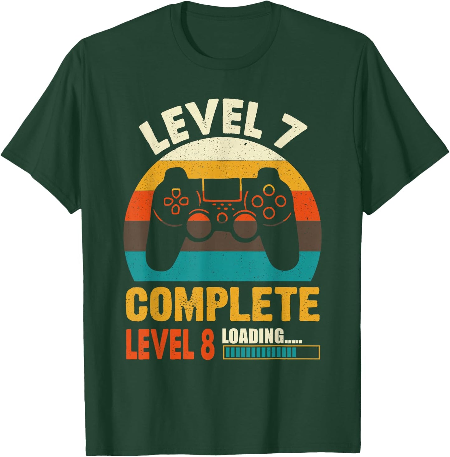 Level 7 Complete Vintage 7th Wedding Anniversary T-Shirt - T-Shirt | Forest