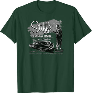 Retro Monster Funeral Funny Undertaker Humor Retro-a-go-go T-Shirt - T-Shirt | Forest
