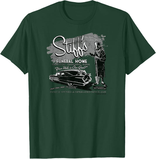 Retro Monster Funeral Funny Undertaker Humor Retro-a-go-go T-Shirt - T-Shirt | Forest