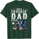 Best Trucking Dad Ever Shirt Funny Fathers Day Trucker Truck T-Shirt - T-Shirt | Forest