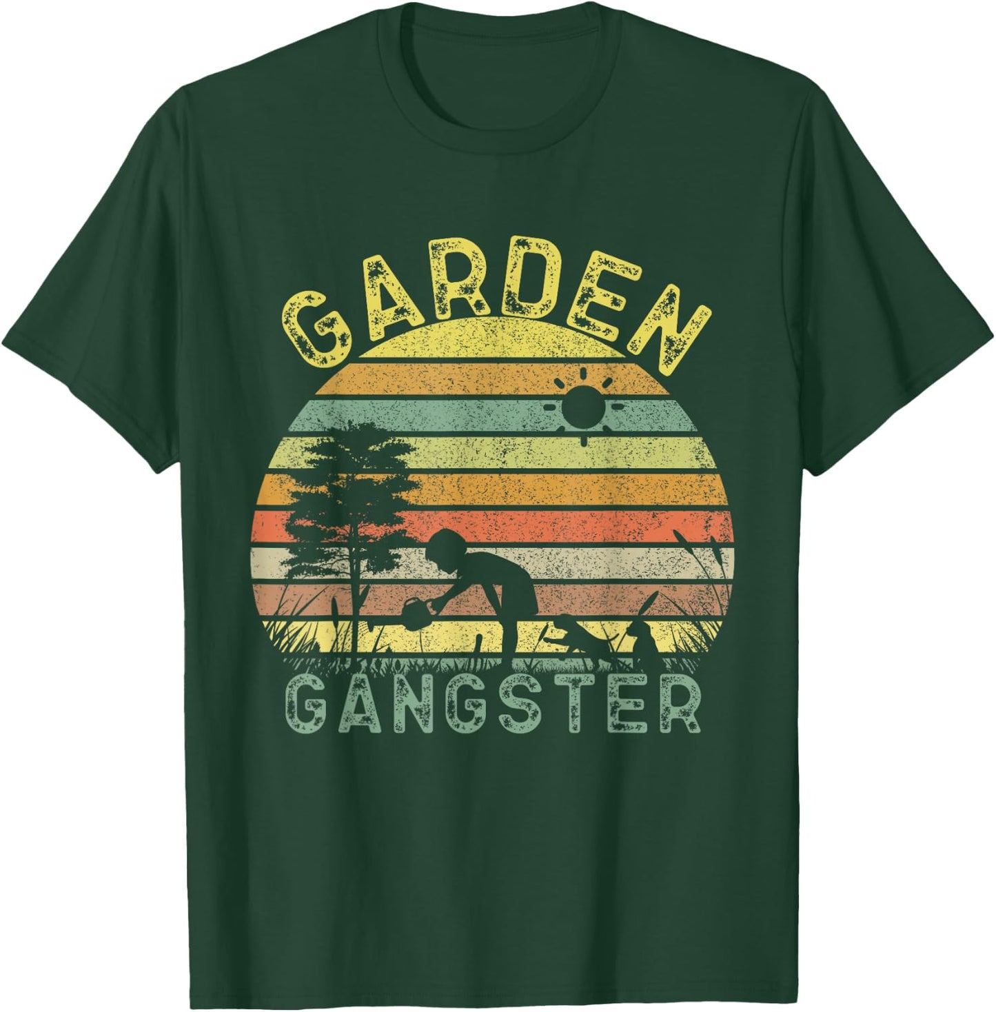 Garden Gangster Funny Gardening Shirt for Gardeners T-Shirt - T-Shirt | Forest