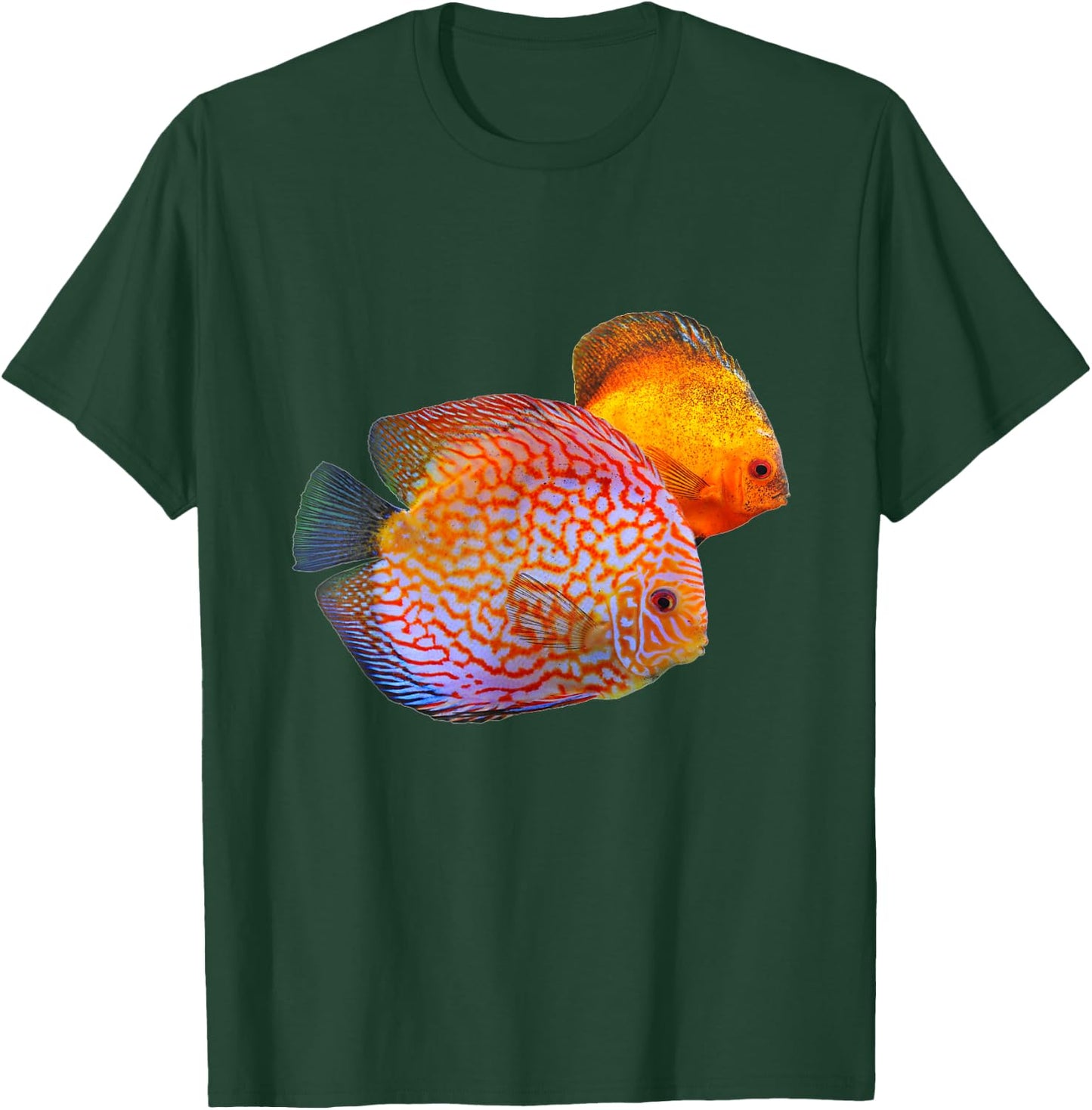Portrait of Discus Fish Ocean Fishes Shirt T-Shirt - T-Shirt | Forest