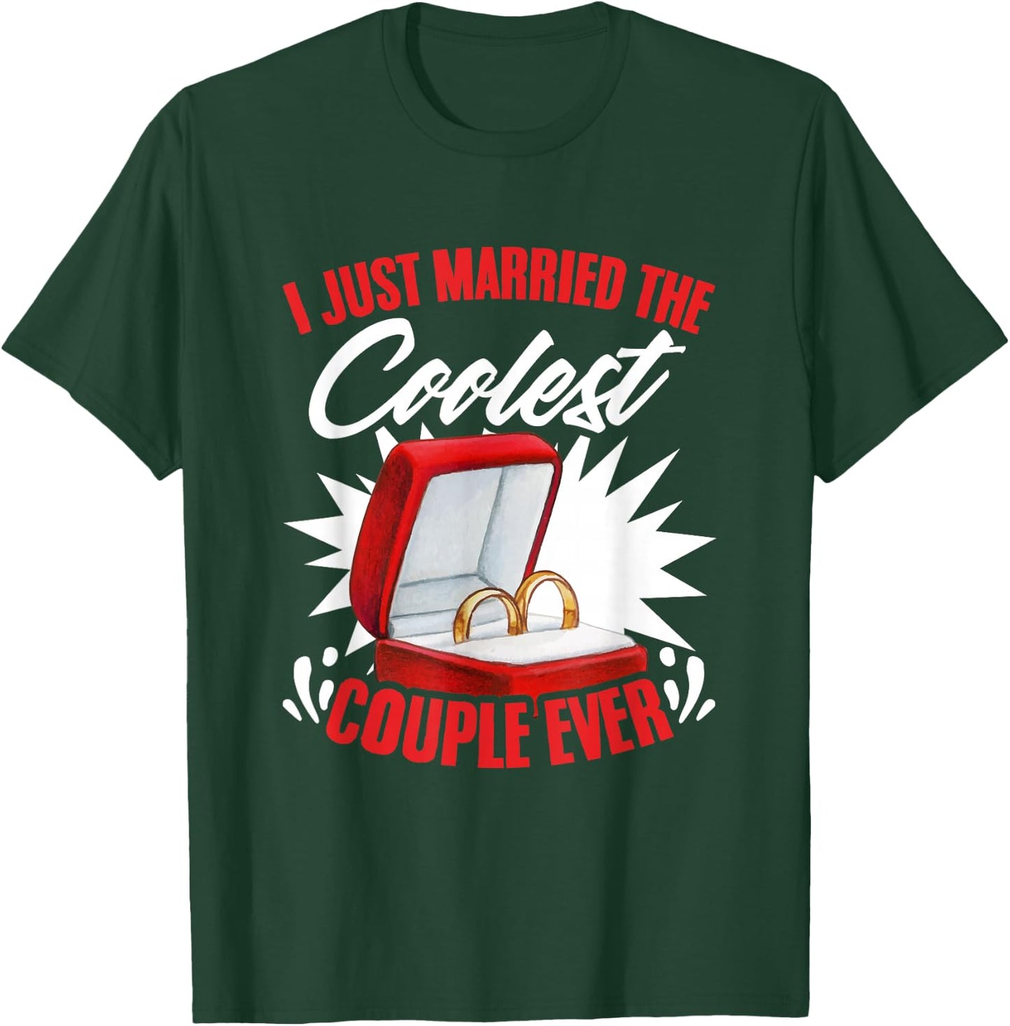 Married Couple Wedding Officiant Marriage Ordained Minister T-Shirt - T-Shirt | Forest