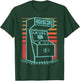 8th Birthday 8 Year Old Retro Gamer Level Up Unlocked T-Shirt - T-Shirt | Forest