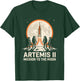 Artemis II Mission to The Moon Space Rocket Astronaut T-Shirt - T-Shirt | Forest