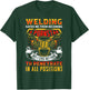Welding saved me from becoming a Pornstar Fabricator T-Shirt - T-Shirt | Forest