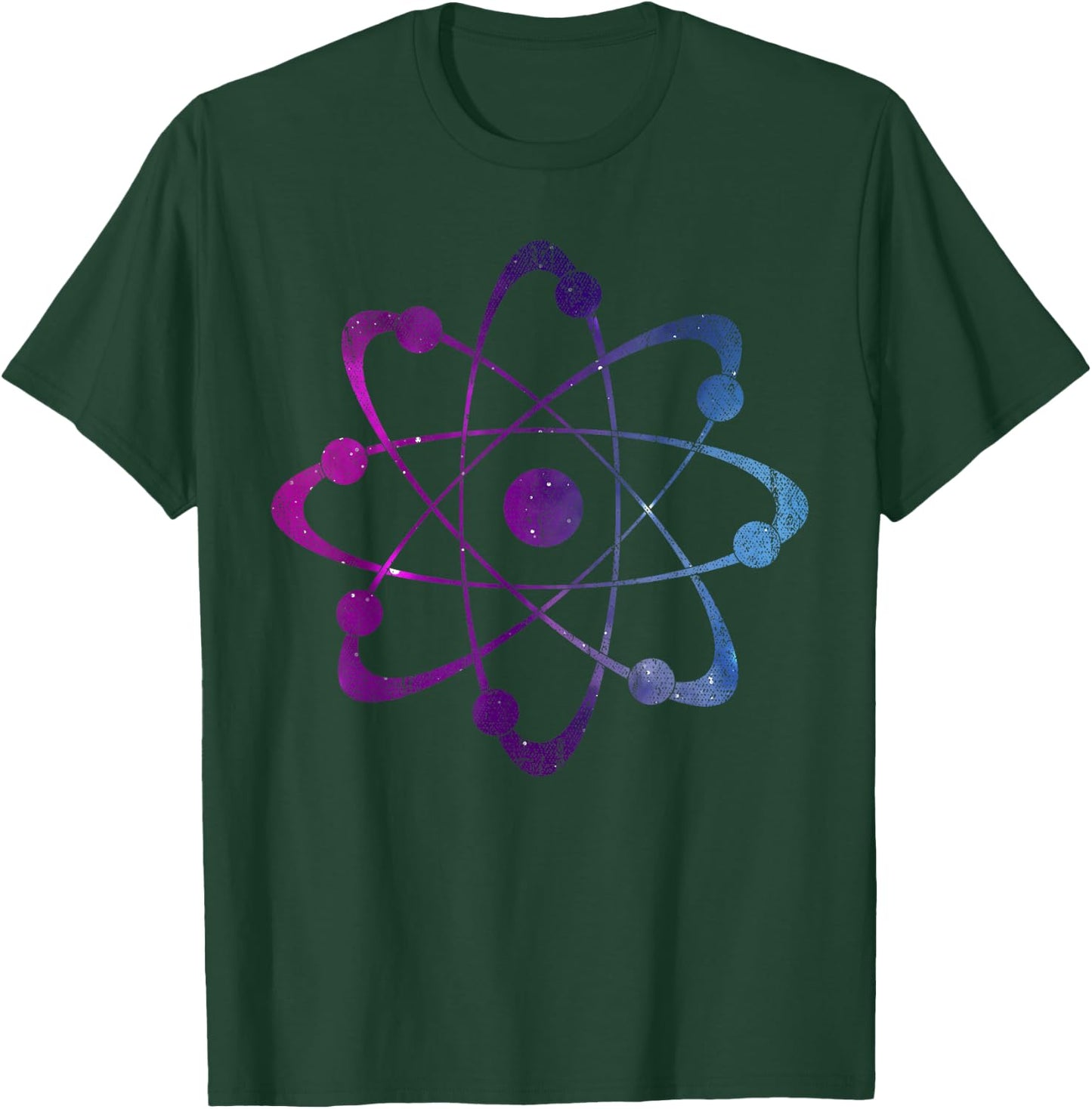 Atom Physicist Scientist Nerd Gift Physics T-Shirt - T-Shirt | Forest