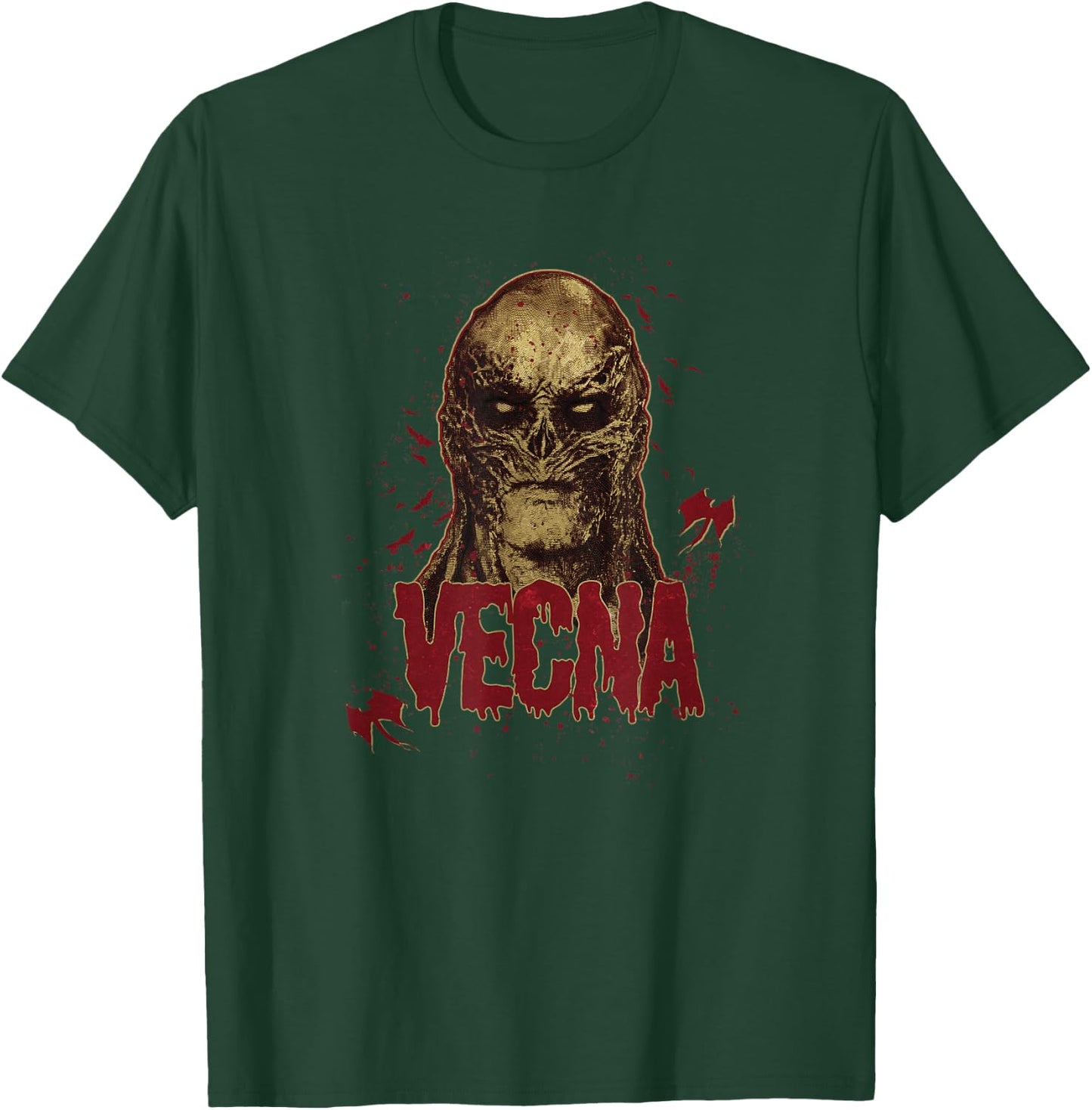 Stranger Things 4 Vecna Splatter Portrait T-Shirt - T-Shirt | Forest