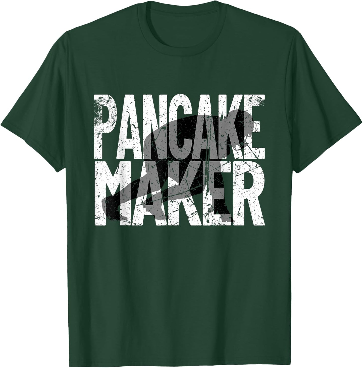 Vintage Football Player Meme Lineman Pancake Maker T-Shirt - T-Shirt | Forest
