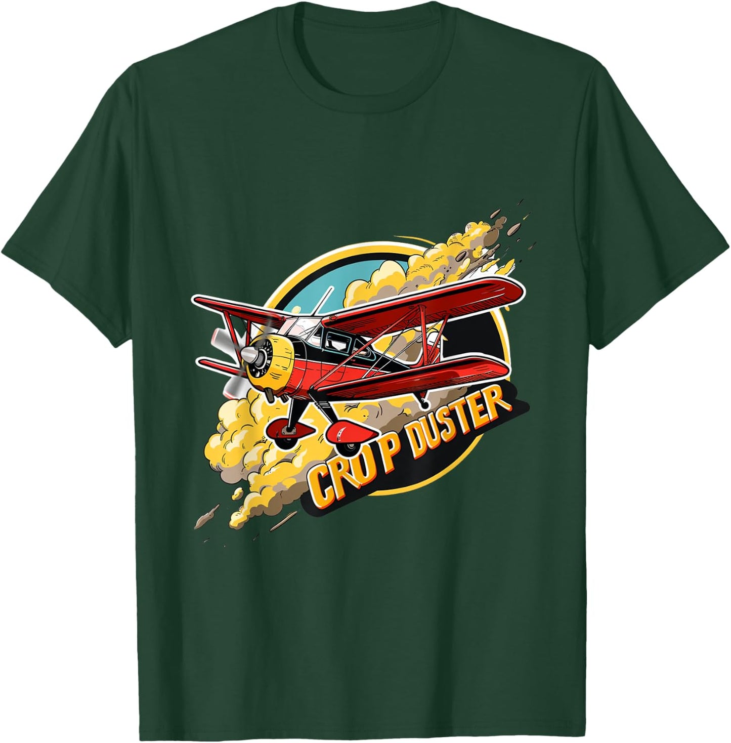 Crop Duster You May Not See Me Dusting Farting Funny Plane T-Shirt - T-Shirt | Forest