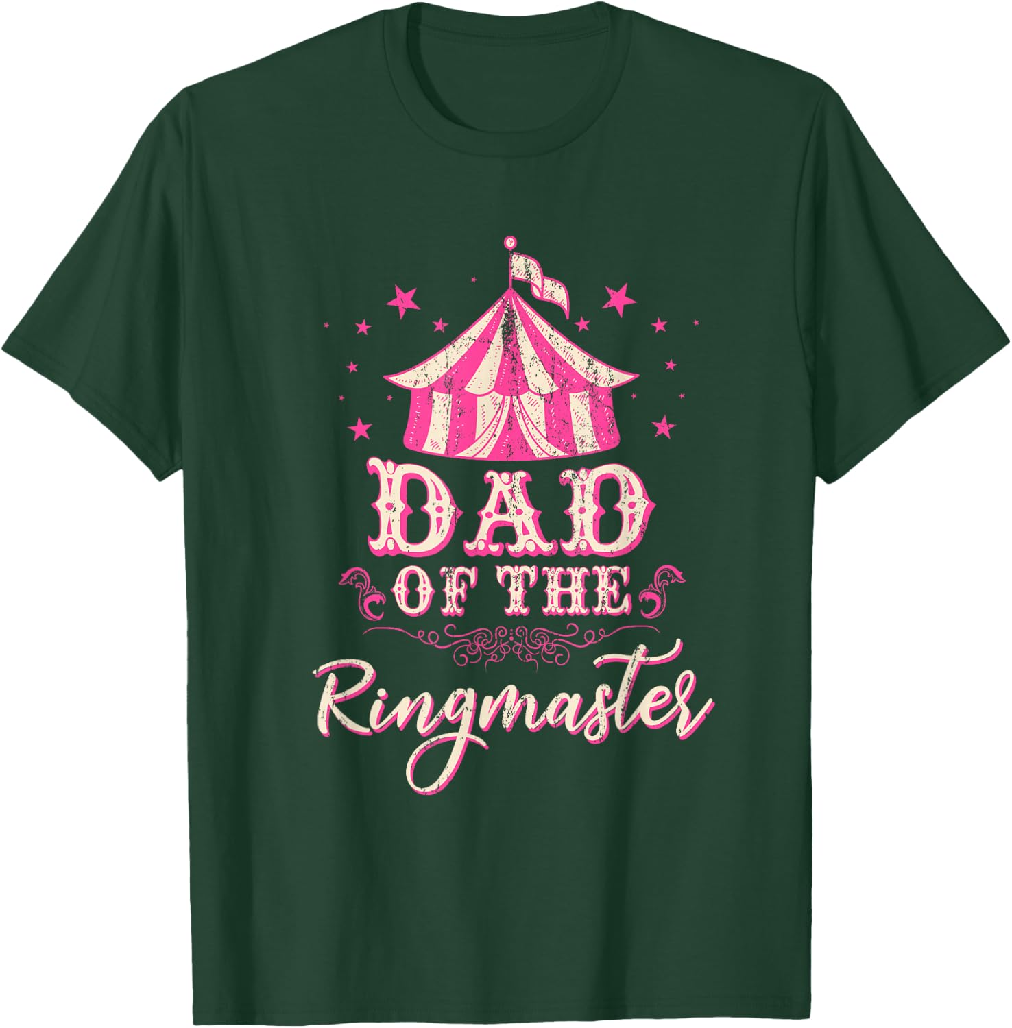 Dad Of The Ringmaster Circus Themed Birthday Party T-Shirt - T-Shirt | Forest