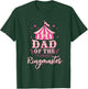 Dad Of The Ringmaster Circus Themed Birthday Party T-Shirt - T-Shirt | Forest