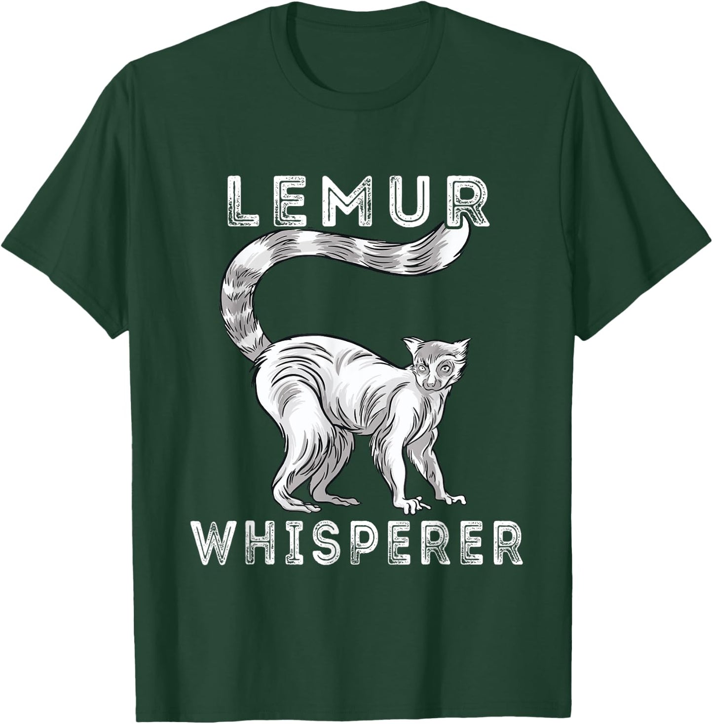 Lemur Whisperer Funny Lemur Lover Lemur Monkey T-Shirt - T-Shirt | Forest