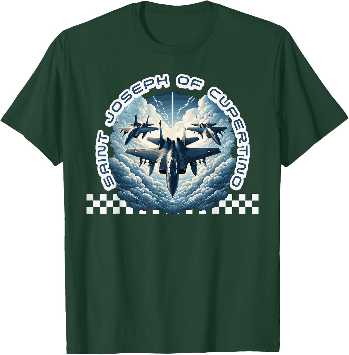 St. Joseph of Cupertino Patron Saint of Pilots Aviators Men T-Shirt - T-Shirt | Forest